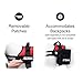 Service Dog in Training Vest with Reflective Strap & Removable Patches - Heavy Duty Nylon Straps and Handle for Dogs - 7 Sizes, ID Patch Options, Service Dog Vest Harness with IT tag (Red, Medium)