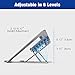 Besign Adjustable Aluminum Laptop Stand, Ergonomic Riser Notebook Computer Holder Stand Compatible with Apple MacBook Air Pro, MacBook Air, Dell, HP, Lenovo More 10-15.6″ Laptopsthumb 2