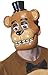 Five Nights At Freddy's: Freddy Fazbear Half Mask for Adults by Rubies, Men's No Size