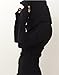 Punk Black Hoodies Lined Fingers Sleeve Women Basic Slim Long Shirts Tops