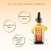 Vitamin C Serum Face Serum With 30% VC & Hyaluronic Acid & Vitamin E - Anti Wrinkles, Age Spots,Brighten - Natural & Organic Serum for Face and Eyes
