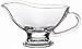 Bezrat Gravy Boat - Large 10 oz crystal Coupe Shaped Gravy Sauce Boat 1 Pack
