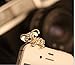 Big Mango Cute Crystal Metal Koala Anti Dust Plug Stopper / Ear Cap / Cell Phone Charms for Apple iPhone 5 5S,iPhone 4 4s ,iPad Mini iPad 2 ,iPod Touch 5 4,Samsung Galaxy S3 S4 Note3 Note 2,HTC and Other 3.5mm Earphone Jack Phones ( Golden )
