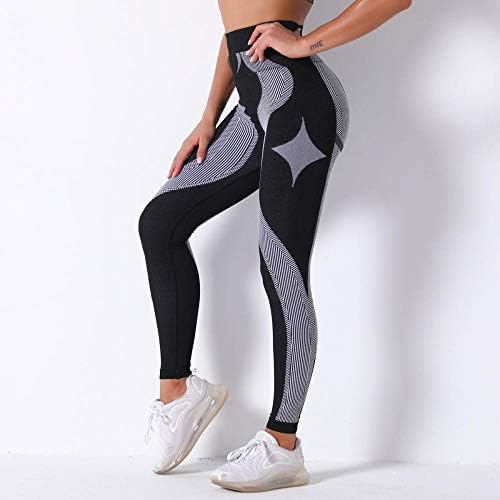Leggings Women Stripe Yoga Pants Autumn 