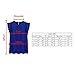 TopTie Women's Sleeve Ruffle Shoulder Chiffon Tops Casual Shirt Tops Blouse