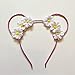 Supla 100Pcs Artificial Silk Gerbera Daisy Flower Heads 1.5 inch DIY Wreath Gift Box Scrapbooking Craft (without stem) (white)