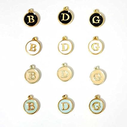 Amazon Co Jp Pa 245 Blue D チャーム ブルー イニシャルパーツ アルファベットチャーム 1個 金具 アクセサリー パーツ 英字 名前 メタル デコ ハンドメイド ミニチュア D ホーム キッチン