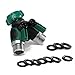Water Hose Splitter, Lifebee Garden Hose Connector 2 Way with 10-Piece Washer
