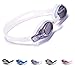 Aguaphile Junior Swimming Goggles for Kids and Early Teens, Soft and Comfortable, Mirrored Anti-Fog UV Protection - Best Junior Swim Goggles - Compare to Speedo or TYR - Premium Quality