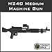 CombatBrick Custom Modern Warfare MACHINE GUNS Miniature Toy Accessories 2