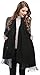 Women Solid Soft Cashmere Feel Shawl Wrap Scarf