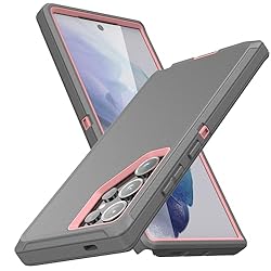MXX Case Compatible with Galaxy S24 Ultra, 3-Layer