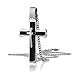 blackbox Jewelry Cross Necklace for Men & Women with Large Pendant and 24 Inch Curb Chain