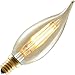 Bulbrite 776503 LED2CA10/22K/FIL-NOS 2-Watt LED Nostalgic CA10 Flame-Tip Chandelier Bulb, 25W Equivalent, Candelabra Base, Antique Finish (Pack of 10)