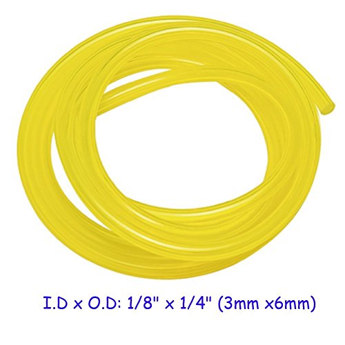 HIFROM 20 Feet Fuel Line Hose 3mm X 6mm For Poulan Craftman Stihl Husqvarna And Many Other Brands Chainsaw String Trimmer Blower Common 2 Cycle Small Engines