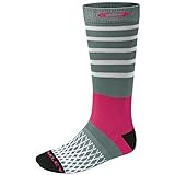 Oakley Mens Ohydrolix 1/4 Crew Golf Print Sock Pink M