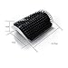 UPREE Self Groomer with Catnip Pouch,Cat Self Groomer Wall Corner Massage Groomer Cat Self Grooming Brush Black…
