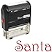 Self-Inking Christmas Rubber Stamp - Santa Signature - Red Ink