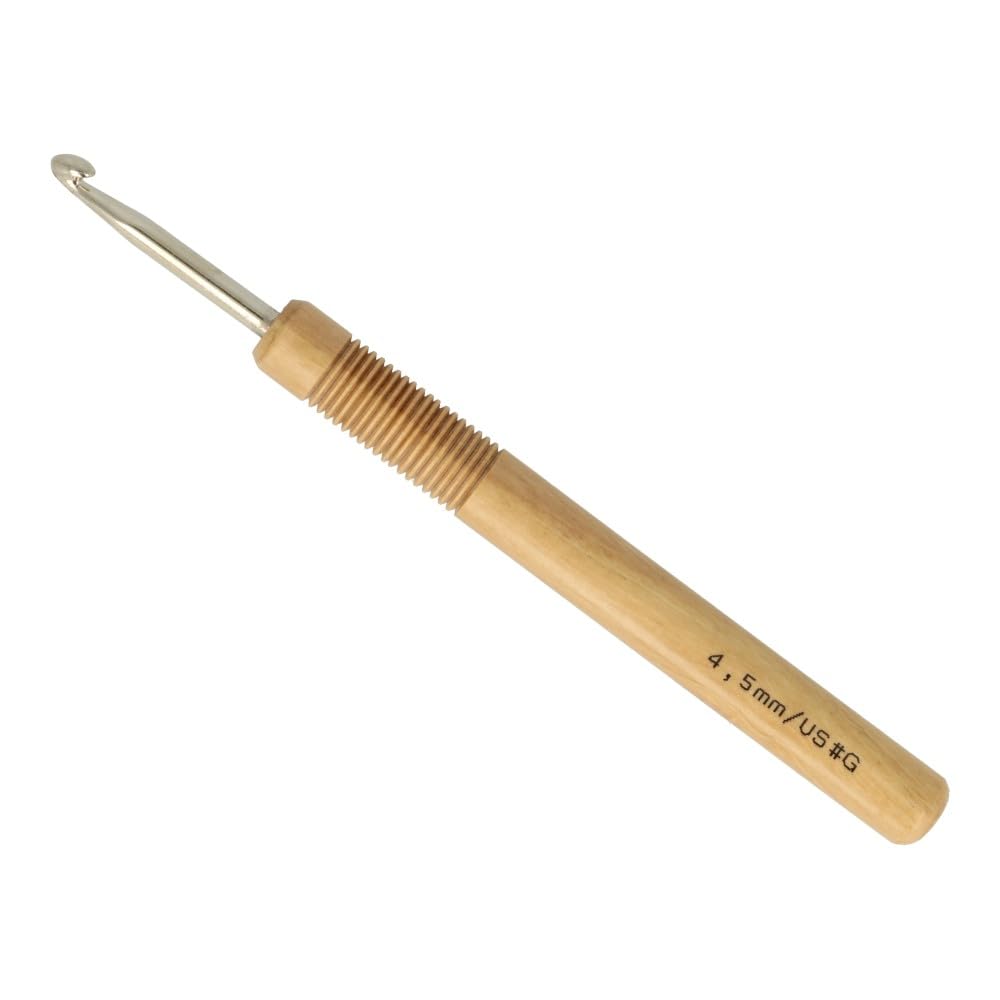 Addi Nature Crochet Hook Olive Wood 15cm 4.50mm - 1pc