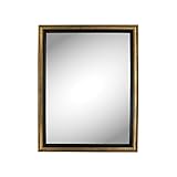 Kole Imports Bronze Trim Wall Mirror, 1.54 Pound (Health and Beauty)