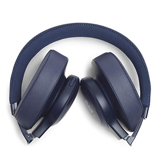 JBL Live 500BT Wireless Over-Ear Voice Enabled Headphones with Alexa (Blue)