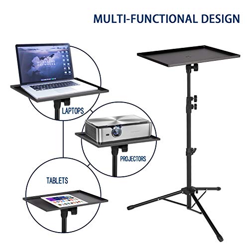 AKTOP Pro Laptop Projector Tripod Stand, Universal Laptop Floor Stand
