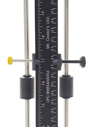 Creator's Glass Bottle Cutter Machine Kit - Pro Quality - Easy to Learn, Fun to Use - Includes Carbide Head, Ruler, Ball Bearing Rollers, Safety Glasses - Craft Beer/Liquor/Wine Bottles - Made in USA