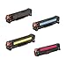 HQ Supplies © Canon 118 Laser Toner Cartridge Set, Canon 118 Black Toner 2662B001AA, Canon 118 Yellow Toner 2659B001AA, Canon 118 Cyan Toner 2661B001AA, Canon 118 Magenta Toner 2660B001AA, Professionally Remanufactured compatible for Canon LBP7200CDN, LBP7660CDN, MF8350CDN, MF8380CDW, MF8580CDW Printers