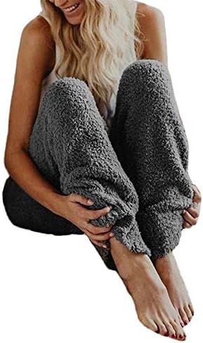YKARITIANNA Women Soft Cute Faux Fur Warm Fitness Sport Leggings Winter Fleece Legging Pants