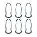 Spartan Zipper PULLS (6 Pack) (Black)