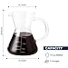 Secura Pour Over Coffee Dripper, 17 oz, Glass Coffeemaker with Stainless Steel Filter