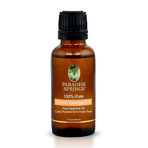 Paradise Springs 100% Pure Essential Oil Wildcrafted Sweet Orange Oil 30mL 1 oz