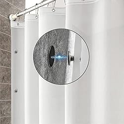 Arayarser Non-Toxic Shower Curtain Liner with 5
