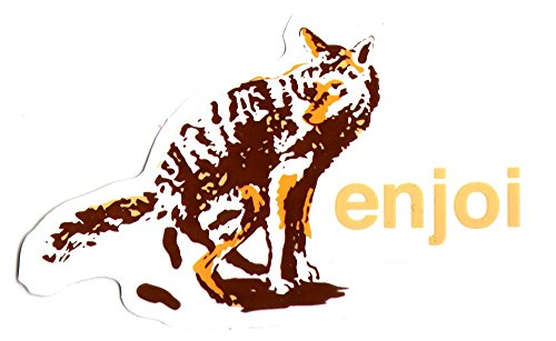 Enjoi Dog Pooper Skateboard Sticker - Approx 10cm wide. skat