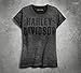 Harley-Davidson Women's Jersey Applique Tee, Black