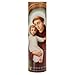 THE SAINTS COLLECTION Saint Anthony LED Flameless Devotion Prayer Candle, Religious Gift, 6 Hour Timer for More Hours of Enjoyment and Devotion! Dimensions 8.1875