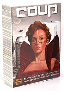 JSGJZY Game Coup Full English Version Basic Game Board Game Party Cards Family