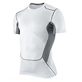 Generic New Mens Compression Sweat-absorbent Sport Gear Crewneck Athletic Shirt Tops