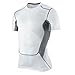 Comemall New Mens Compression Sweat-absorbent Sport Gear Crewneck Athletic Shirt Tops
