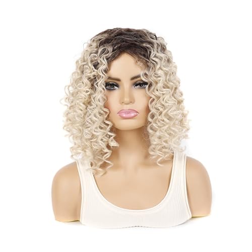 LPOCIKZADEC Gorgeous Wig African women's short wig short hair fluffy small curly wig deep curly wig short hair wig Stylish