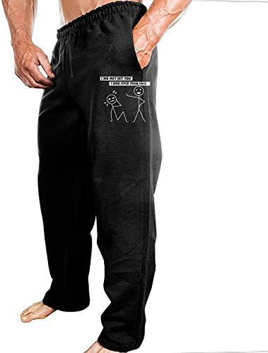 HLQUNIDE Men's I Did Not Hit You I High Fived Your Face-1 Sweatpants Workout Athletic Joggers Pants