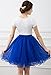 Tideclothes Women's Short 6 Layer Midi Tulle Tutu Prom Party Skirt