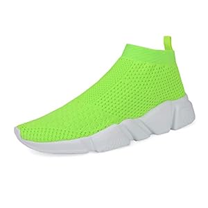 WXQ Men’s Running Shoes Comfortable Lightweight Breathable Walking Shoes Mesh Workout Casual Sports Shoes
