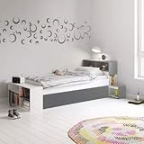 Ikea Brusali Bed Frame With 4 Storage Boxes White Lonset