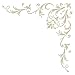 Victorian Baroque Corner Accent Stencil | DIY Home Decor Stencils | 7.5 mil | Paint Stencil for Walls, Furniture, Floors