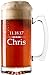 Personalized Beer Mug with Custom Laser Engraving, Two Size Options - BG04