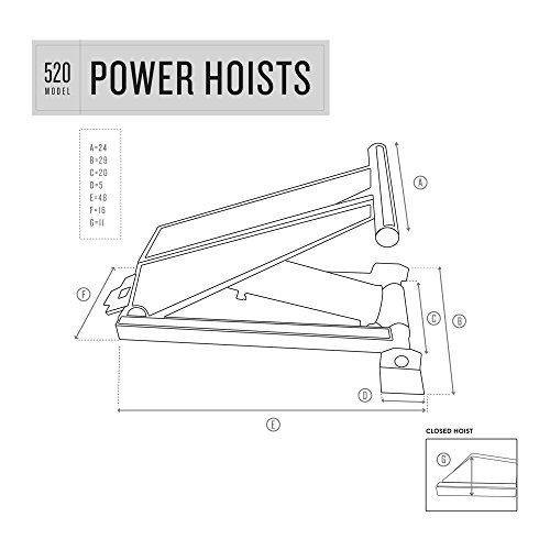8 Ton (16,000 lb) Dump Trailer Hydraulic Scissor Hoist Kit Standard