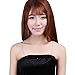 Closecret Women's Lingerie Accessories Removable Replacement Rhinestone Bra Straps (Silver, 1 Pair)