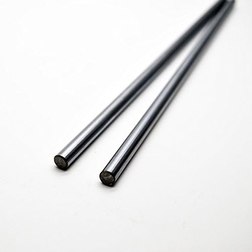 2pcs/lot Cnc Linear Shaft Chrome OD 20mm L 300mm WCS Round Steel Rod Bar Cylinder Linear Rail
