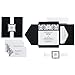 Wilton Black and White Scroll Wedding Invitation Kit, 25pc, 6'' W x 6'' H